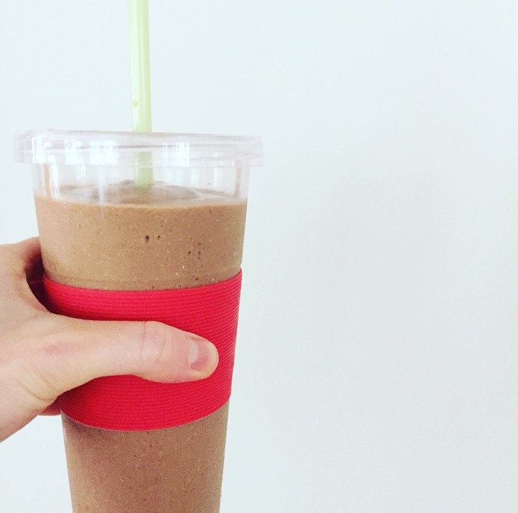 banana & cacao thickshake