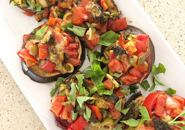 Eggplant Pizza