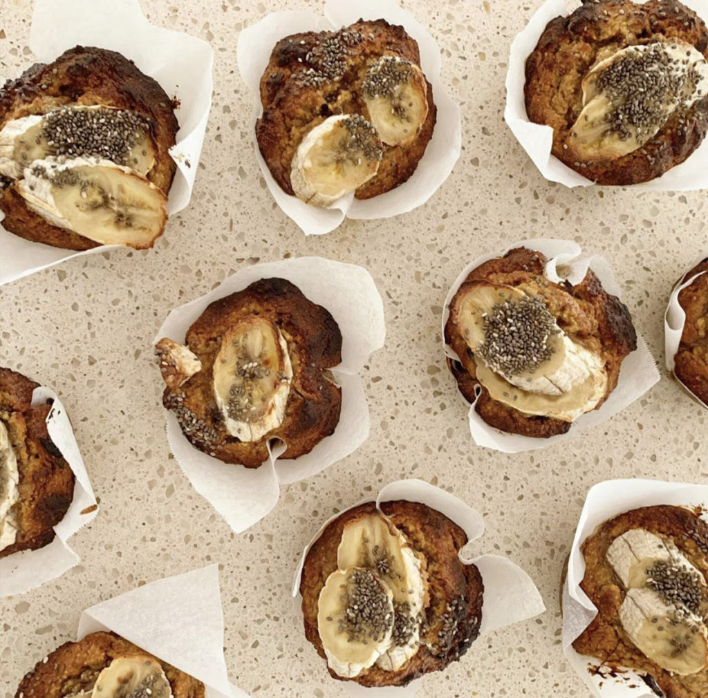 Banana, Date & Walnut Muffins